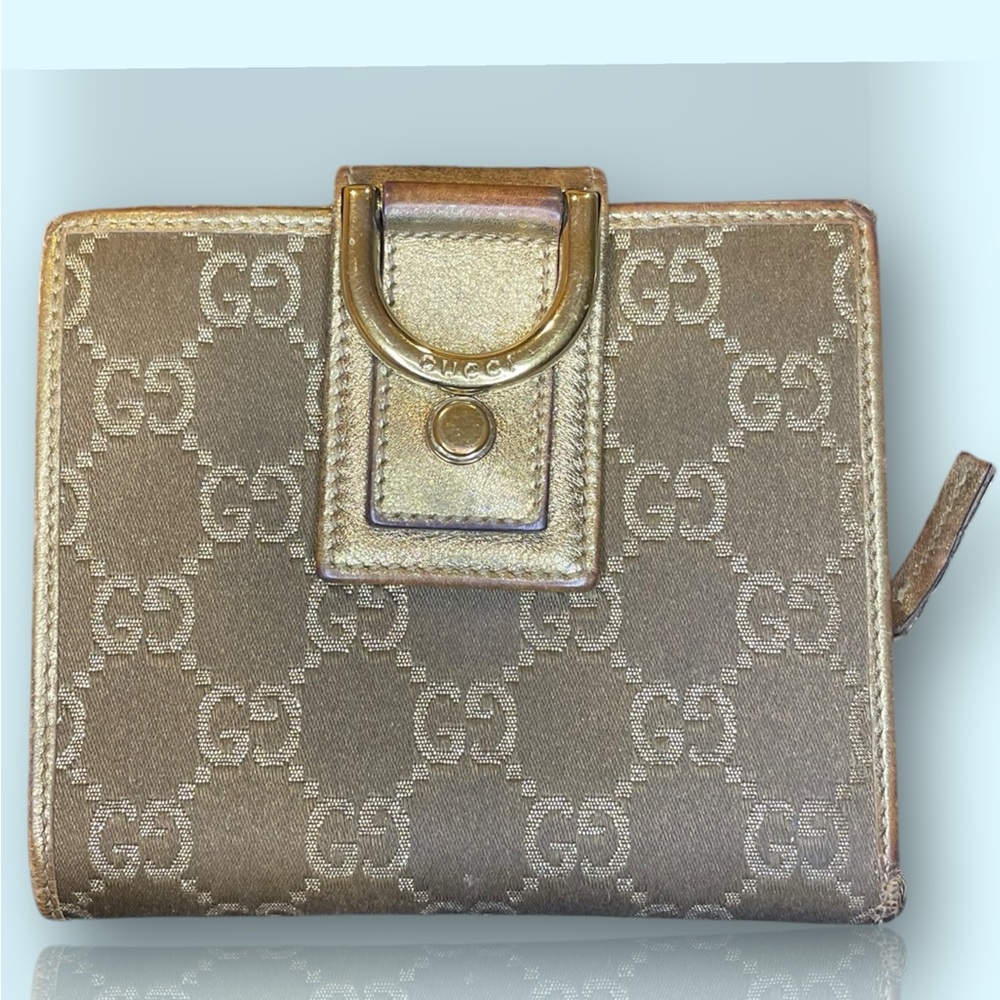 GUCCI 🪢 Abbey D- Ring Compact Wallet & COA